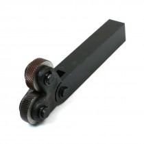 1.5mm Pitch Dual Wheel Slant Teeth Knurling Tool for Metal Lathe