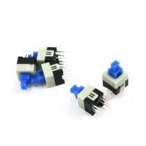 5 Pcs 7mm x 7mm Momentary Push Button Tactile Tact Switch 6 Pin
