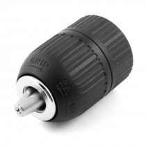 1/2-20 UNF Mount 2mm-13mm Capacity Keyless Drill Chuck Black