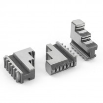 3 Pcs 100mm 4" Type Hardened Lathe Chuck Jaws 8mm Width Slot