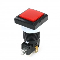 Game Machine Momentary Red Lamp 5Pin SPDT Square Push Button Switch