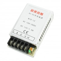 N10-12 Input AC 100-260V DC12V 1A Electric Switching Power Supply