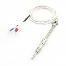 Tension Spring Thermocouple K Type Temperature Sensor 0-600 Celsius 3.3Ft
