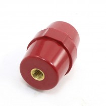 7/25" Female Thread Dia Red Busbar Support Enhanced Insulator