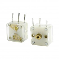 2 Pcs 223F Style Dual 20pF Variable Capacitor for FM Radio