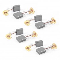 4 Pairs 21/32" x 17/32" x 1/4" Carbon Brush for Generic Electric Motor