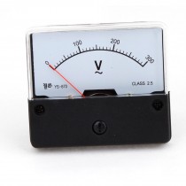 Class 2.5 Accuracy AC 0-300V Panel Gauge Rectangular Voltage Meter