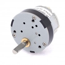 100RPM 5mm Shaft Dia Pernament Magnetic 6V DC Gearbox Geared Motor