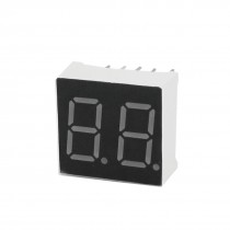 DIP 2-Digit 7 Segment Display Red LED Common Anode 10-Pin 15x14mm