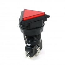 Arcade Game SPDT Momentary Red Triangle Cap Push Button Micro Switch