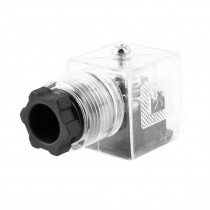 Hexagonal Connector Hollow Hore Solenoid Valve Coil DC 24V 4W