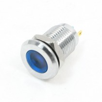 12mm Panel Mounting Blue Indicator Light Pilot Signal Lamp DC 24V