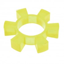 Yellow Polyurethane PU 105mm Dia Coupling Buffer Coupler Damper