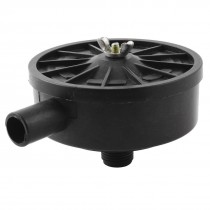 21mm Thread Admitting Port Silencer Muffler Black for Air Compressor