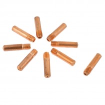 1.2mm Hole Nozzle Tip Copper Tone 9 Pcs for CO2 Welding Torch