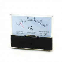 DC 0-50uA Class 1.5 Accuracy Fine Tuning Dial Panel Ampere Amperemeter