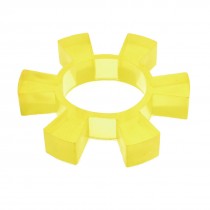 Yellow Polyurethane PU 12cm Dia Coupling Buffer Coupler Damper
