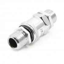 3/8"PT Thread Straight 2 Way Pneumatic Air Hose Quick Connector Coupler