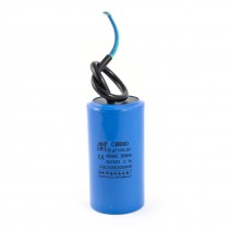 Washers Wired Polypropylene Film Capacitor 25uF Tolerance 5% AC 450V CBB60