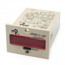 DC 24V 0-999999 0.36" LCD Display Electronic Accumulate Counter JDM11-6H