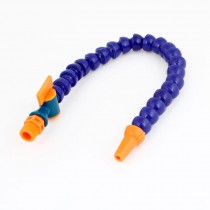 Hand Controlling Switch 13.1" Long 1/4"PT Flexible Oil Coolant Pipe Hose