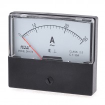 Measuring Tool AC 0-30A Current Rectangle Panel Analog Ammeter
