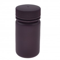 125ml Brown Plastic Cylinder Shaped Chemical Reagent Bottle