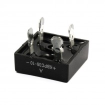 1000V 35A Single Phase Diode Bridge Rectifier KBPC35-10 Black for PCB