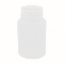 100ml White Plastic Cylinder Shaped Chemical Reagent Bottle