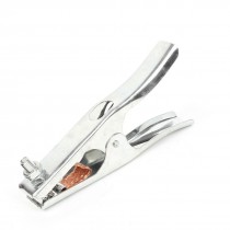 17.2cm Length Silver Tone Metal Spring Welding Earth Clamp 300A