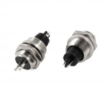 2 Pcs Panel Mount Universal Aviation Connector Socket Cable Plug 12mm 2 Pins