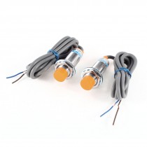 2 Pcs 8mm Inductive Proximity Sensor Switch 90-250VAC 400mA LJ18A3-8-J/EZ