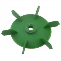 Replacement Green Plastic Six Impeller Motor Fan Blade