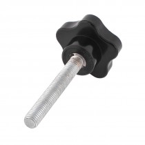 50mm Head Dia 10mm Male Thread Screw On Type Clamping Knob