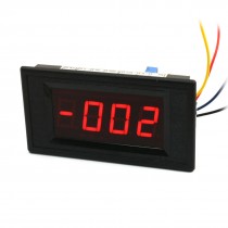 DC500V Red 3 1/2 LED Panel Digital Voltage Meter 4 Wires
