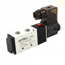 DC 24V 3W 2 Position 5 Port Pneumatic Solenoid Valve 4V210 08