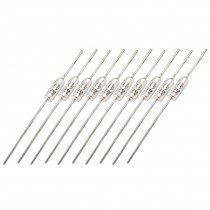 10 Pcs 250VAC 10A TF 210 Degree Celsius Cutoffs Temperature Thermal Fuse