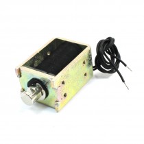 24V 7.7mm 80g 0.18lb Force Open Frame Magnet Electromagnet Solenoid