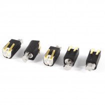 4.4mm x 4.4mm x 8.2mm Black DC 3V 2000RPM Mini Micro Vibration Motor 5 Pcs