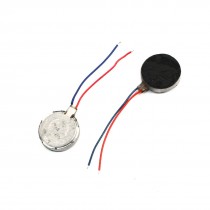 2pcs Phone Smartphone Dual Wire Round Head Flat Motor 12 x 3mm DC 3V