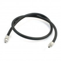 1 5" Thread Fitting Black Air Compressor Tube Hose 50cm 19 7" Long