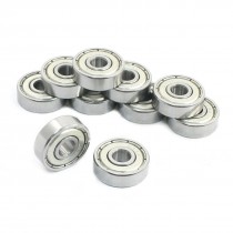 10 Pcs 626Z 6 x 19 x 6mm Sealed Radial Miniature Deep Groove Ball Bearing