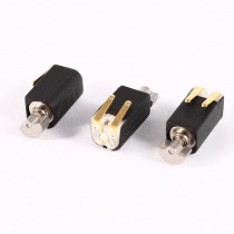 4.4mm x 4.4mm x 8.2mm Black Electric 2000RPM Speed Vibration Motor DC3V 3 Pcs
