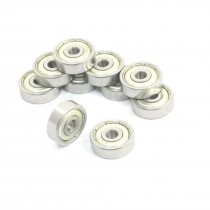 10Pcs 4mm x 16mm x 5mm Single Row Deep Groove Radial Ball Bearing 634Z