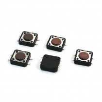 5 Pcs 4Pin SMT SMD Momentary Control Tactile Tact Push Button Switches