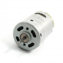 Cylinder 2 Terminal Electric Magnetic Mini Motor 8356RPM DC 12V