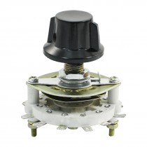 Black Knob 1P11T 1 Pole 11 Position Band Channel Rotary Switch Selector