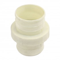 3" Outside Dia Beige Straight Water Hose Pipe Fitting Connector