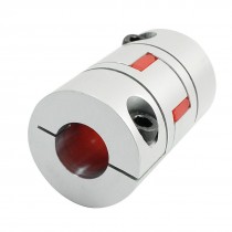 19mmx19mm Aluminum Alloy Motor Shaft Plum Coupling Coupler L66mm D40mm