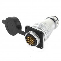 Y28-14 Waterproof 14 Pin Aviation Connector Adapter Plug 400V 12A